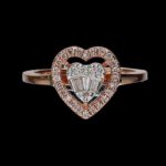 Eternal Love Heart-Shaped 14kt Diamond Ring