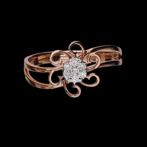 Captivating Grace Classy 18kt Diamond Ring