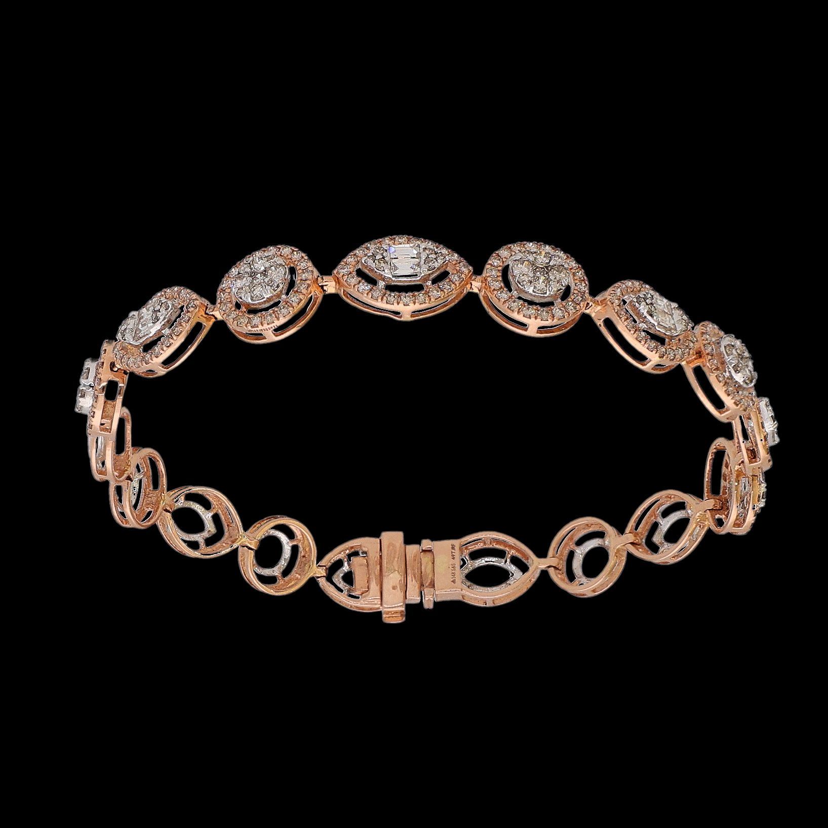 Alluring American Diamond Bracelet – Auraa Trends