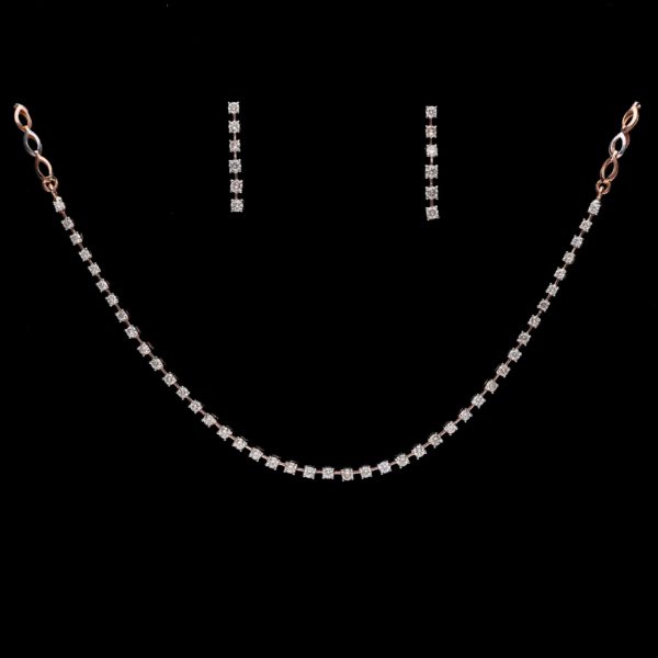 Sparkling Elegance Diamond 14KT Gold Necklace