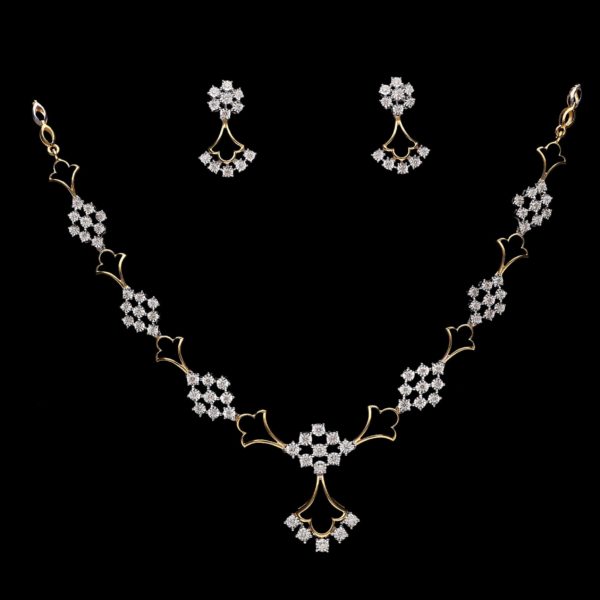 Enchanting Grace Diamond 14KT Gold Necklace