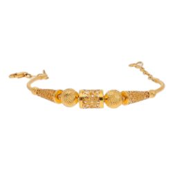 Luxurious Finesse 22KT Gold Bracelet