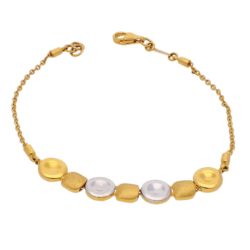 Luminous Aura 22KT Gold Chain Bracelet