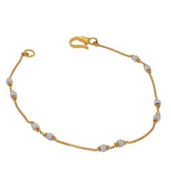 Eternal Gleam 22KT Gold Chain Bracelet