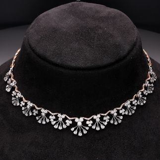 Glistening Perfection A 14KT Diamond Jewelry Ensemble
