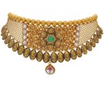 Heritage Charms 22kt Gold Antique Studded Choker Set