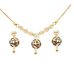 Ankara Allure 22kt Gold Jewelry Set