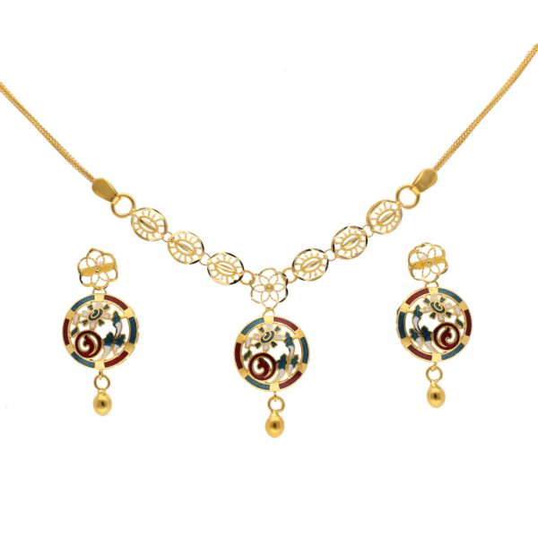 Ankara Allure 22kt Gold Jewelry Set