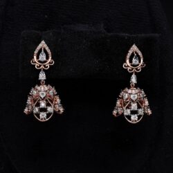 Dazzling Dangle Delights 14kt Diamond Earrings