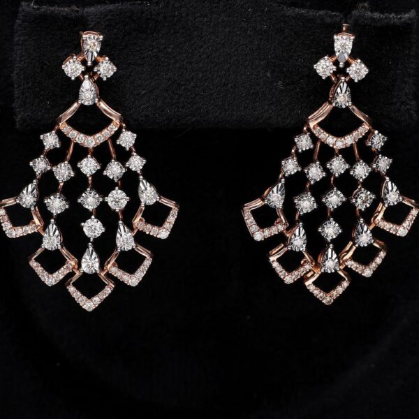 Elegant Swing 14kt Diamond Dangler Collection