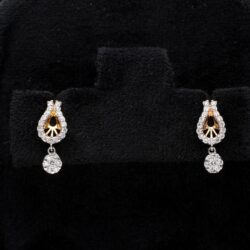 Luxury Luster 14kt Gold and Diamond Earrings