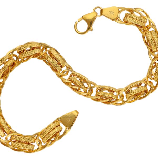 Majestic Men's Jewelry 22kt Gold Bracelet