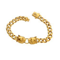 Golden Charm 22kt Bracelet for Men