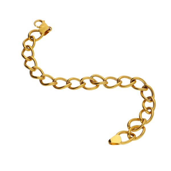 Personalized 22kt Gold Engraved Bracelet