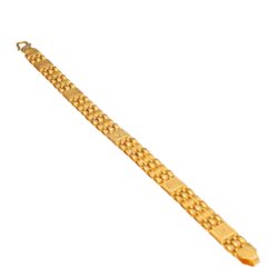 Stylish 22kt Gold Cuban Link Bracelet