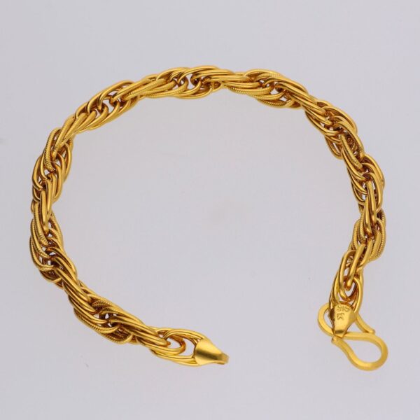 Golden Charm 22kt Bracelet for Men