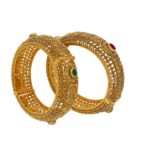 Gleaming Heritage 22kt Gold Studded Kada