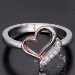Enchanting Lunar Elegance Silver Ring